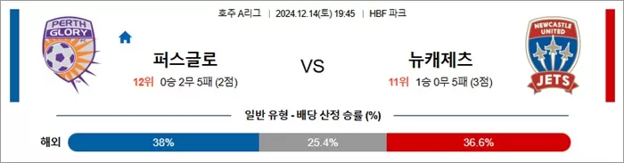 12월 14일 호주A리그 4경기